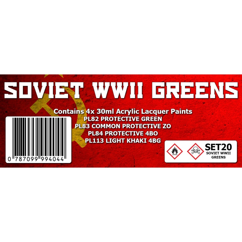 SMS Soviet WWII Greens Colour Set
