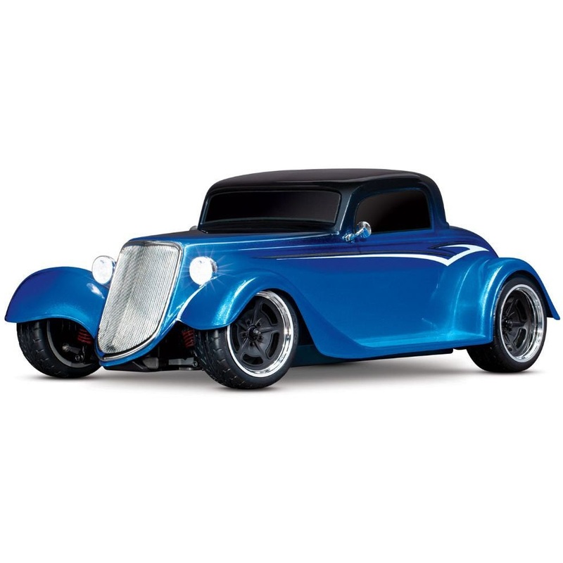 Traxxas 1/10 4WD Touring Car RTR 4-Tec 3.0 Factory Five ’33 Hot Rod – Metallic Blue Fade TRA93044-4BLUE