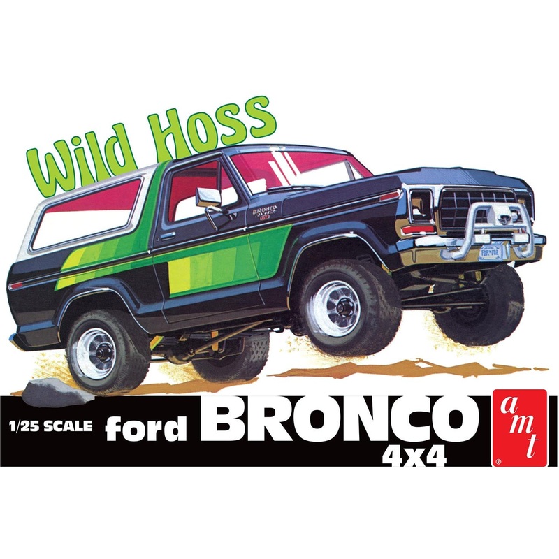 1978 Ford Bronco Wild Hoss 1/25 Model Car Kit #1304 by AMT