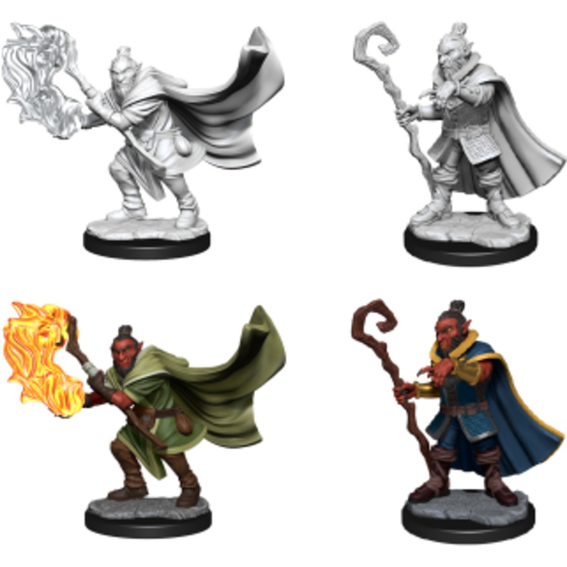 Critical Role Unpainted Mini – Hobgoblin Wizard/Druid Male 90389