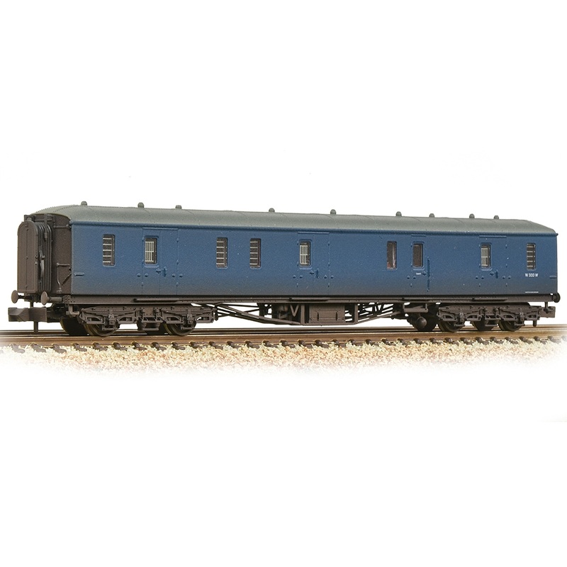 GWR Hawksworth Full Brake BR Blue aged