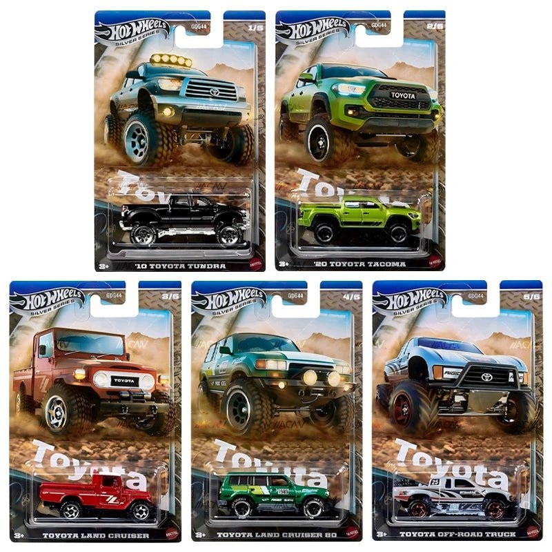 Hot Wheels 1:64 Themed Automotive Toyota 2025 Complete Set 1-5