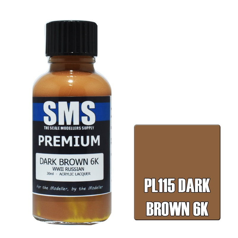SMS Premium Lacquer – PL115 Dark Brown 6K