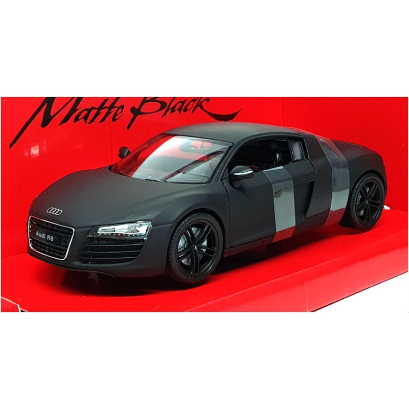 Welly NEX 1/24 Scale Diecast 22493MA-W – Audi R8 – Matte Black