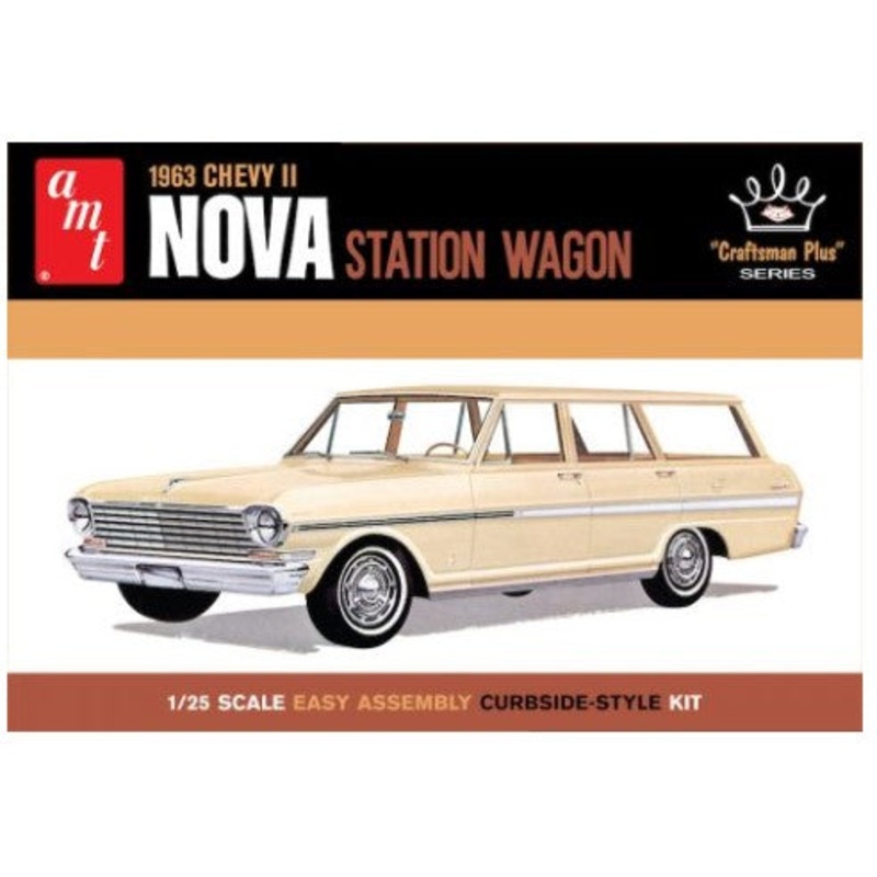 AMT 1963 Chevy ll Nova Station Wagon Craftsman Plus Series