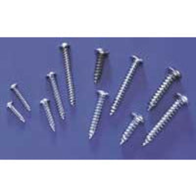 Du-Bro Button Head Sheet Metal Screws – 4 x 3/4 (QTY: 8) DUB528