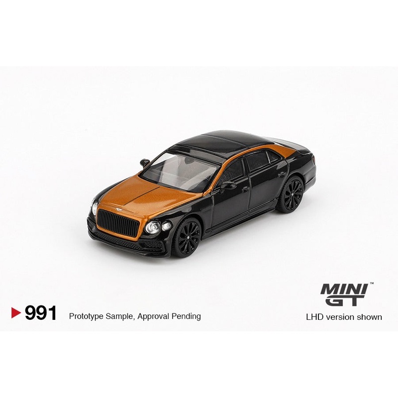 (PRE-ORDER) MINI GT 1:64 Bentley Flying Spur Orange Flame / Onyx MGT00991-L