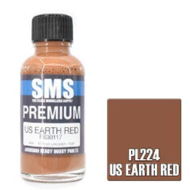 SMS Premium Lacquer – PL224 US Earth Red FS30117