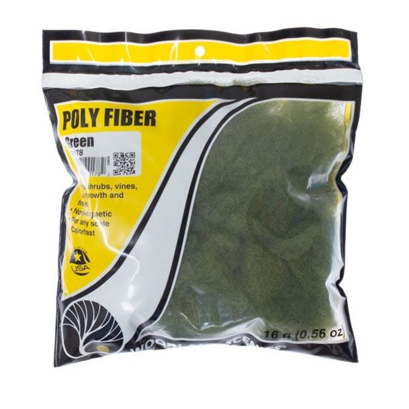 Woodland Scenics FP178 Poly Fibre – Green