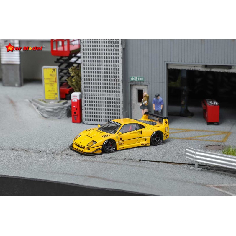 (PRE-ORDER) Star Model 1:64 LBWK Ferrari F40 Yellow