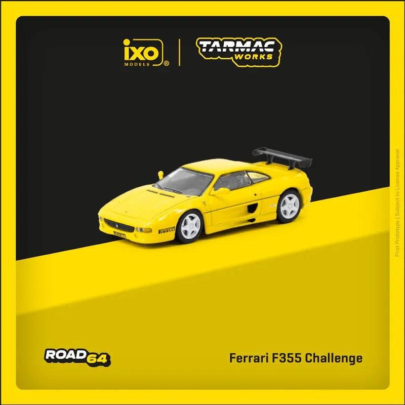 (PRE-ORDER) Tarmac Works x IXO Ferrari F355 Challenge Yellow