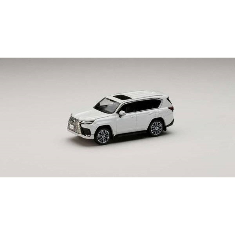 [ Back-order ] Hobby Japan HJ642061W 1:64 LEXUS LX600 Sonic Quartz Diecast model car