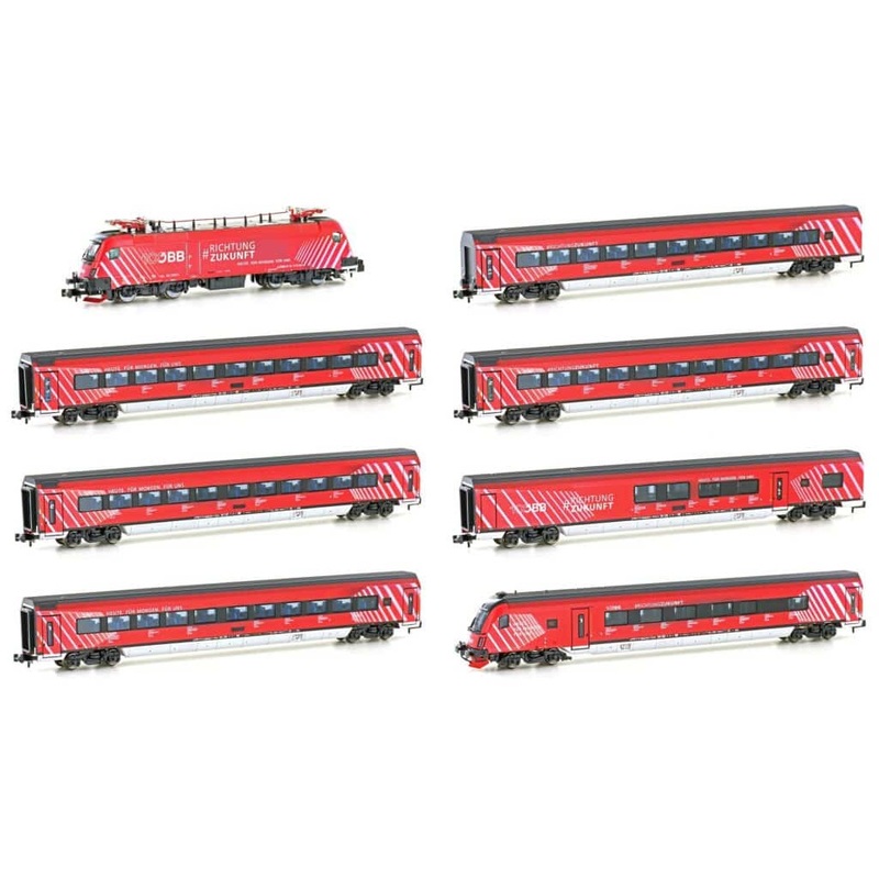 Passenger train Rh 1116 BB Railjet/100 J. BB Ep.V 8-part
