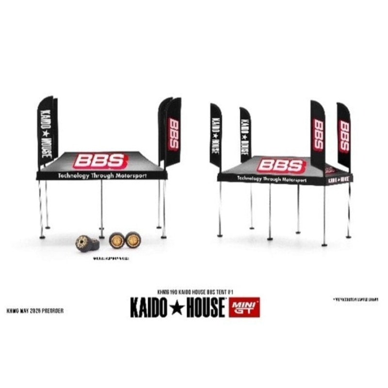 [ Pre-order ] KHMG199 TSM MINI-GT 1:64 KAIDO HOUSE BBS Tent V1