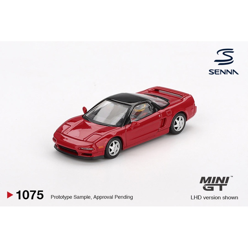 (PRE-ORDER) MINI GT 1:64 Honda NS-X Prototype Midship Sports 1989 Ayrton Senna w/ Figure  Ayrton Senna Collection MGT01075-BL