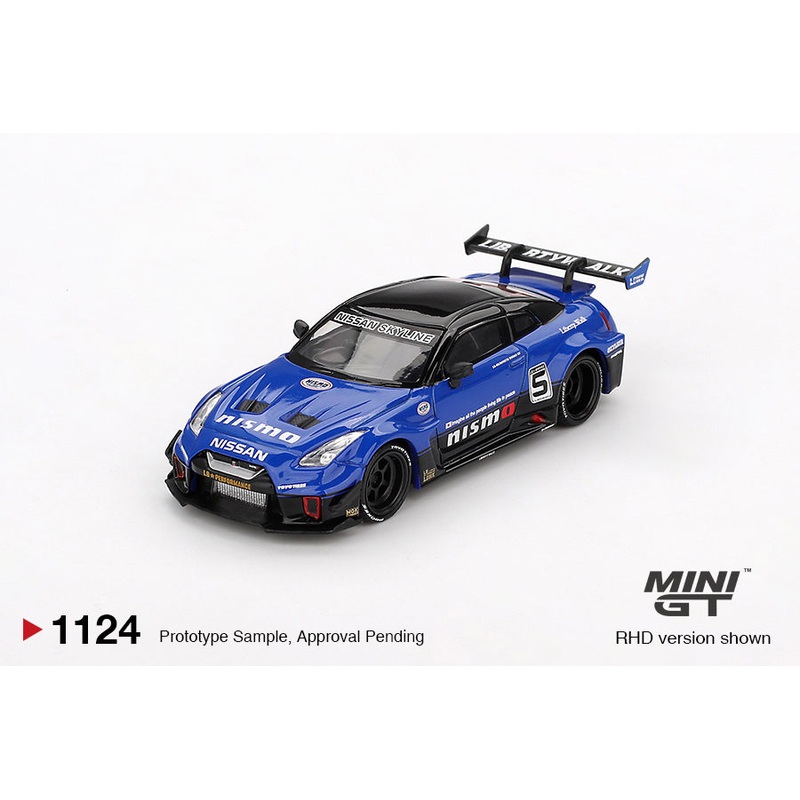 (PRE-ORDER) Mini GT 1:64 LB-Silhouette WORKS GT NISSAN 35GT-RR Ver.2 Blue MGT01124-R
