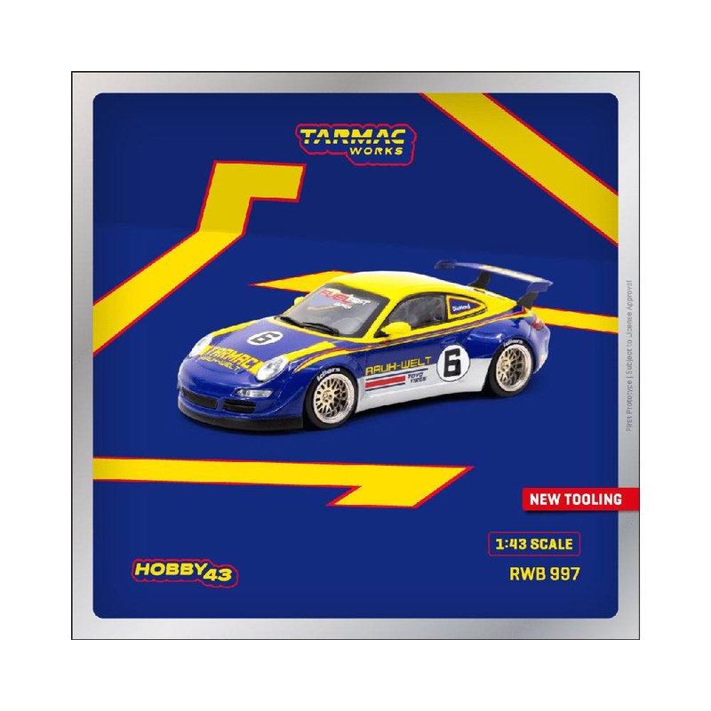 Tarmac Works 1:43 RWB Porsche 997 FuelFest Tokyo 2023  Blue
