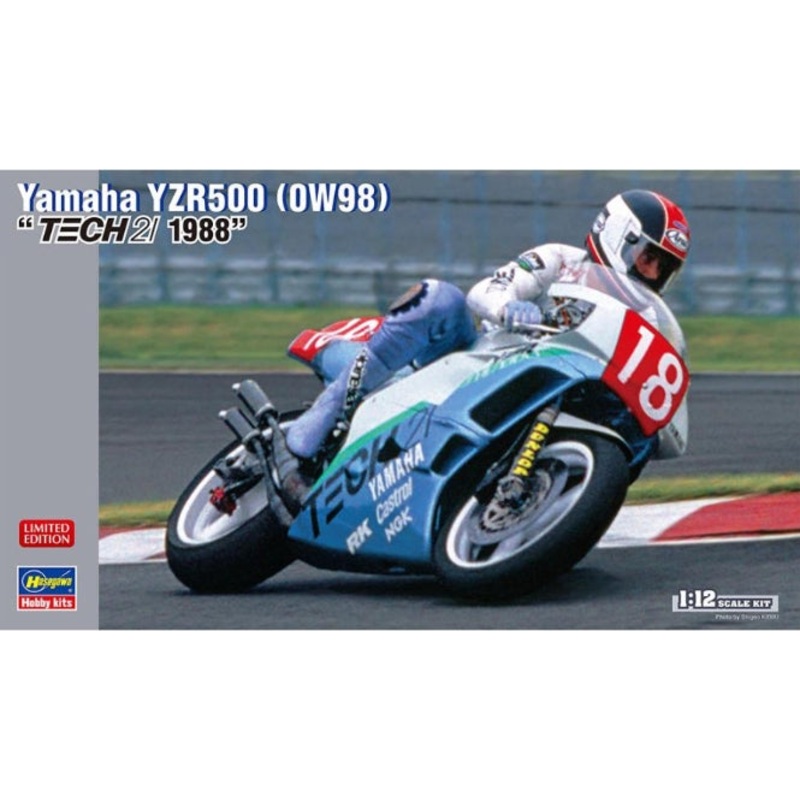 21762 Hasegawa 1:24 Yamaha YZR500 (0W98) ‘TECH21 1988’