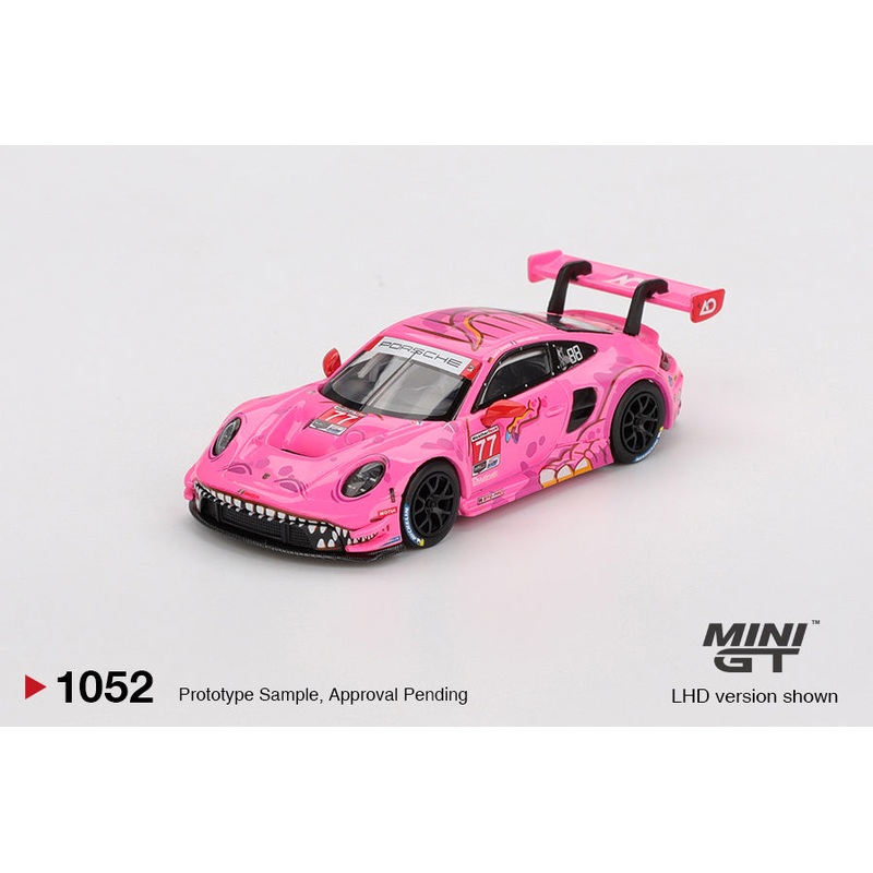 (PRE-ORDER) MINI GT 1:64 Porsche 911 GT3 R #77 AO Racing 2024 IMSA ROAD AMERICA MGT01052-L