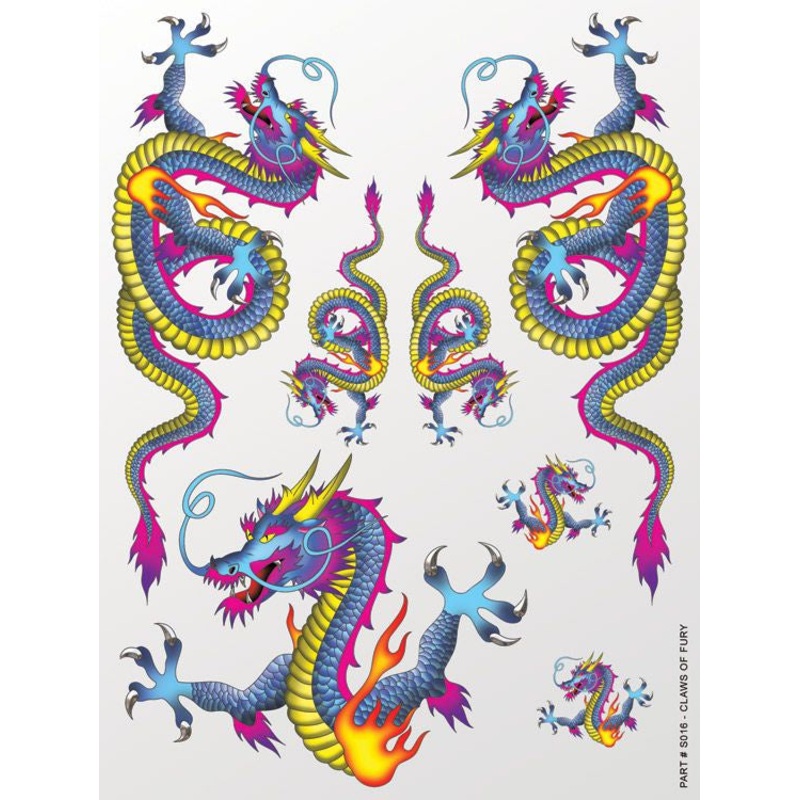 XXX Main Racing Claws of Fury Sticker Sheet – XXXS016