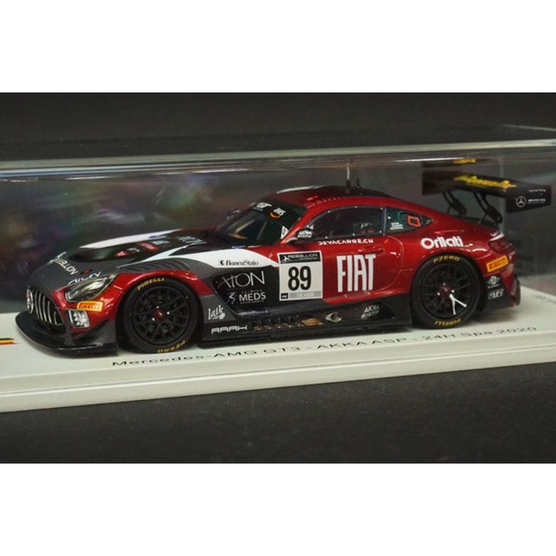 1:43 SPARK SB390 Mercedes AMG GT3 AKKA ASP SPA 24h 2020 #89 model car