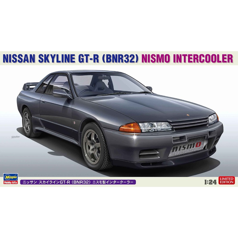 Nissan Skyline GT-R (BNR32) Nismo Intercooler 1/24 Model Car Kit #20611 by Hasegawa