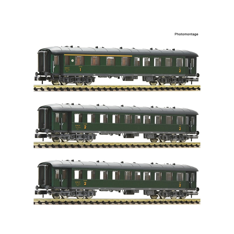 Passenger car set passenger train SNCF Ep.III 3-piece