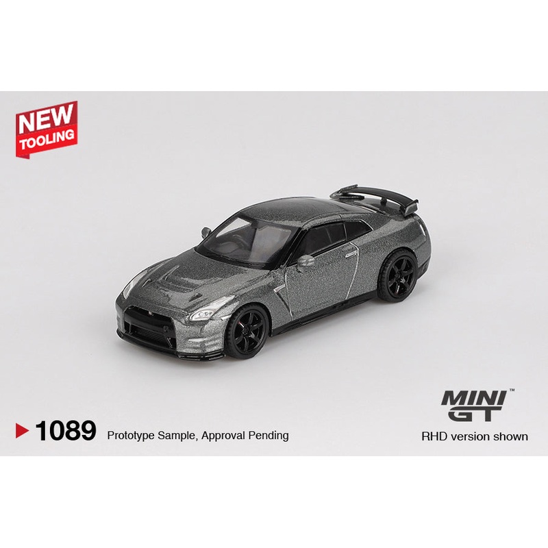 (PRE-ORDER) MINI GT 1:64 Nissan GT-R 2013 Dark Metal Gray (NISMO R35 CRS Version) MGT01089-R