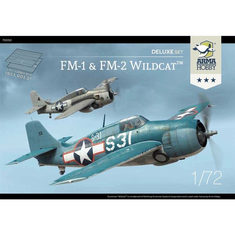 FM-1 & FM-2 Wildcat Deluxe Set 1/72 #70050 by Arma Hobby