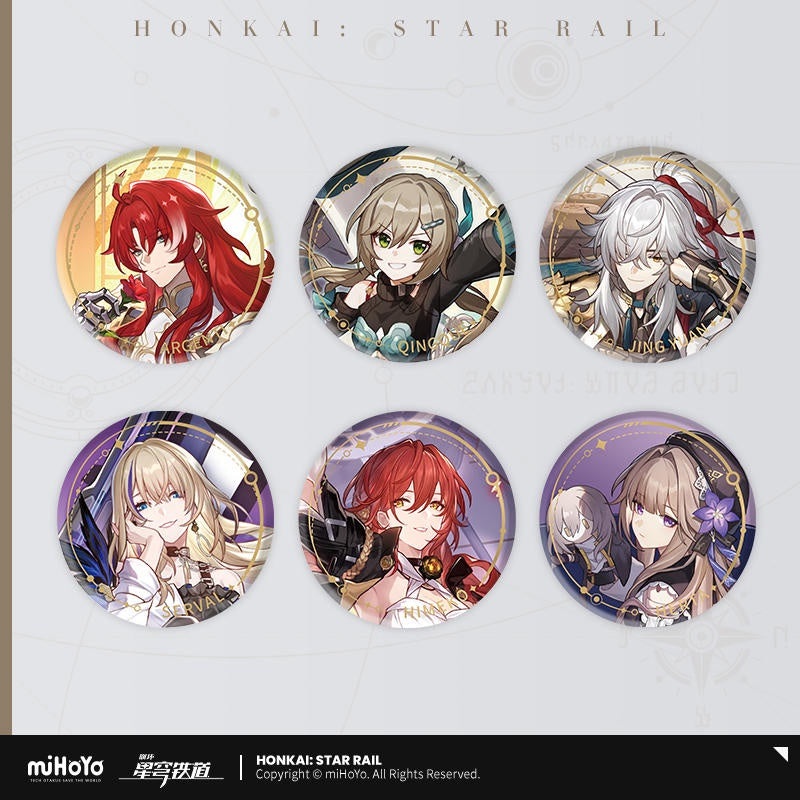 Honkai Star Rail Character Illustration Series Badge – Erudition