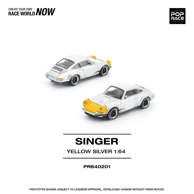 (PRE-ORDER) Pop Race 1:64 Porsche Singer SCCS Homage