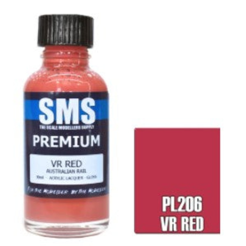 SMS Premium Lacquer – PL206 VR Red