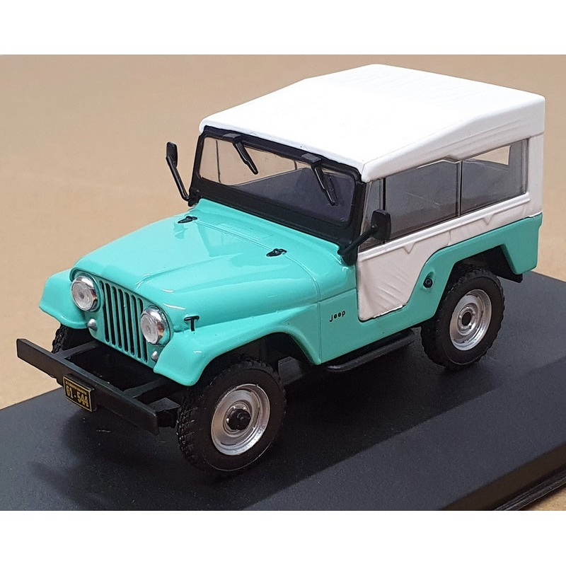 Whitebox 1/43 Scale Diecast WB234 – 1963 Jeep CJ-5 – Green/White