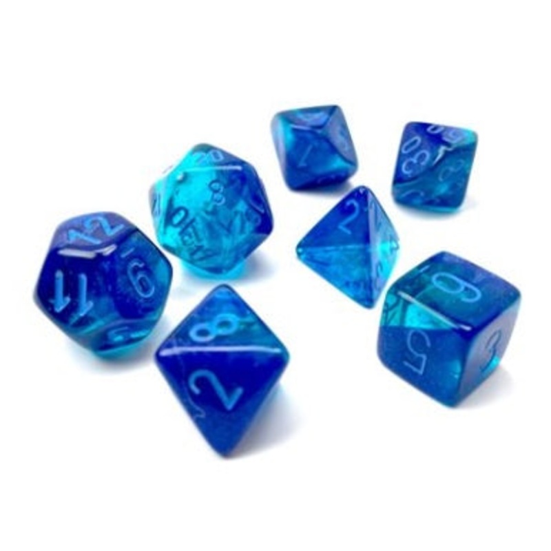 Chessex Gemini Blue-Blue/light blue 7-Die Set CHX26463