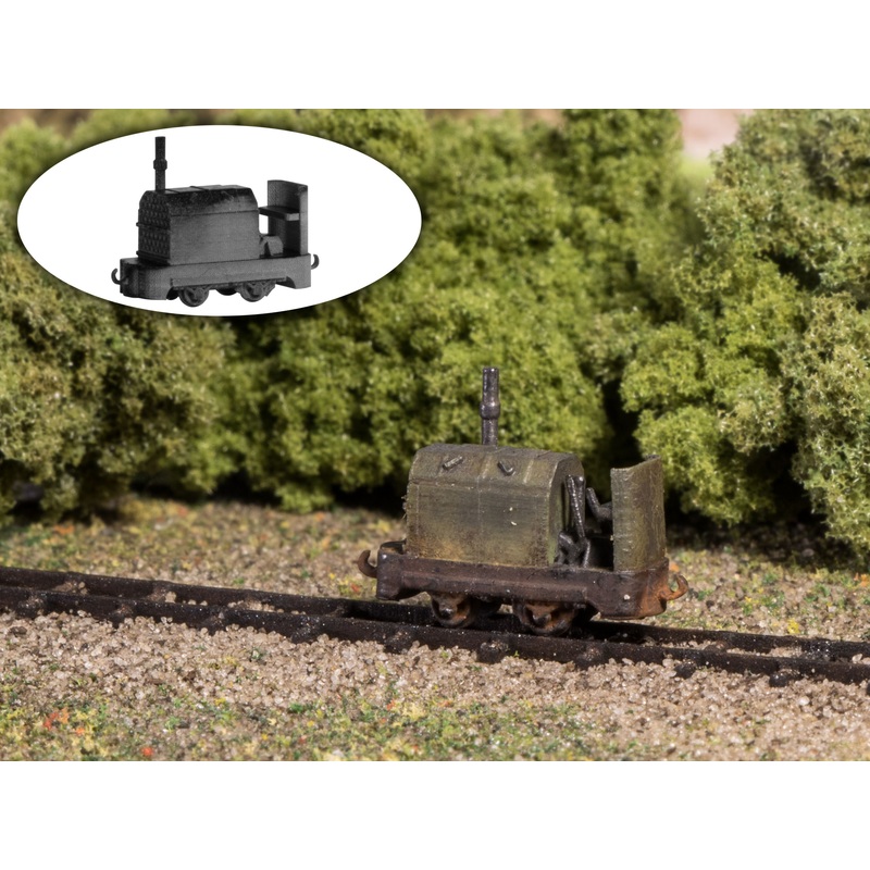 Narrow gauge diesel locomotive