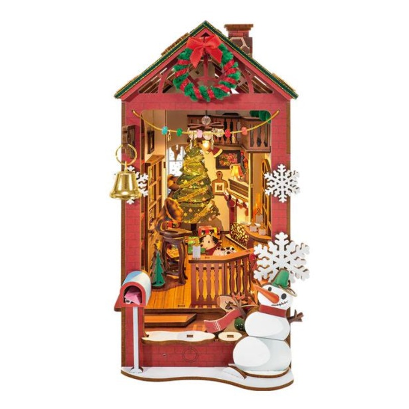 Rolife Christmas Indoor Scene Book Nook Shelf Insert – ROETGC07