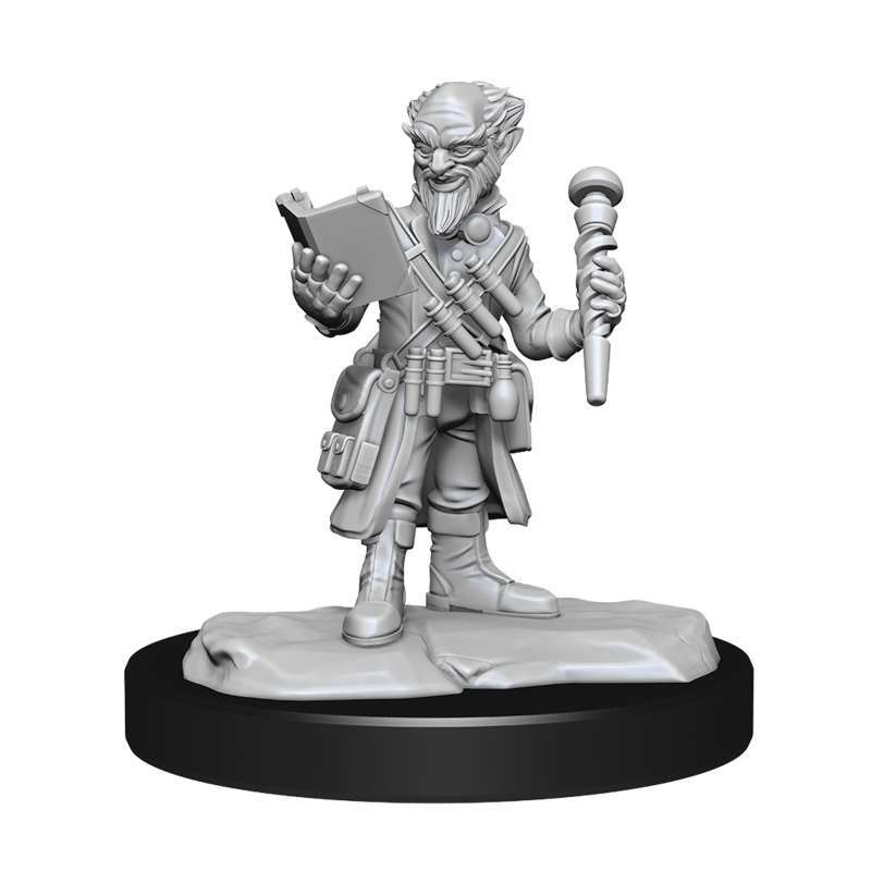 D&D Unpainted Mini – Gnome Artificer Male 90232