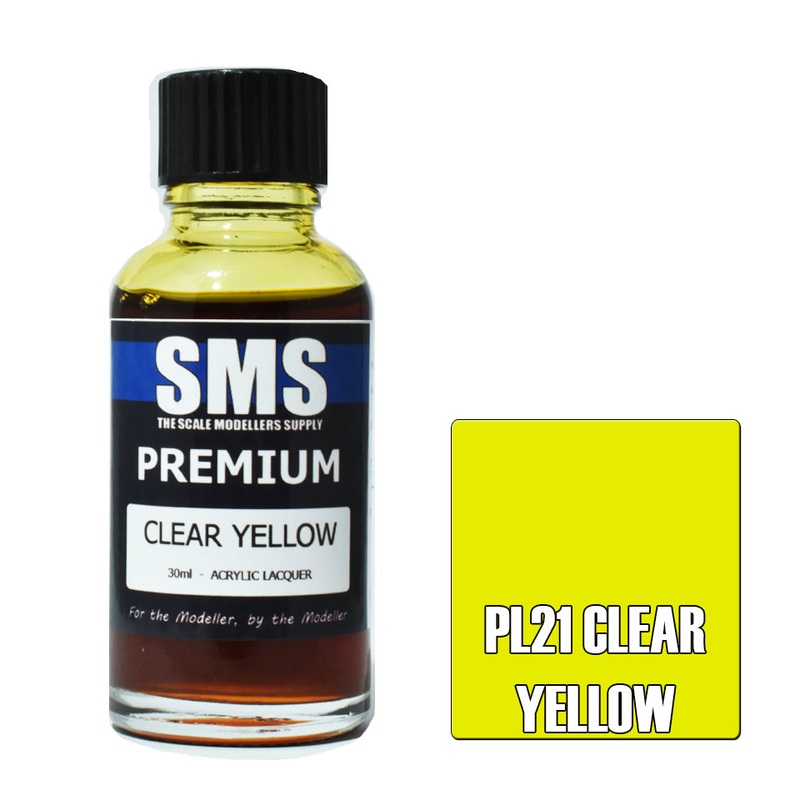 SMS Premium Lacquer – PL21 Clear Yellow