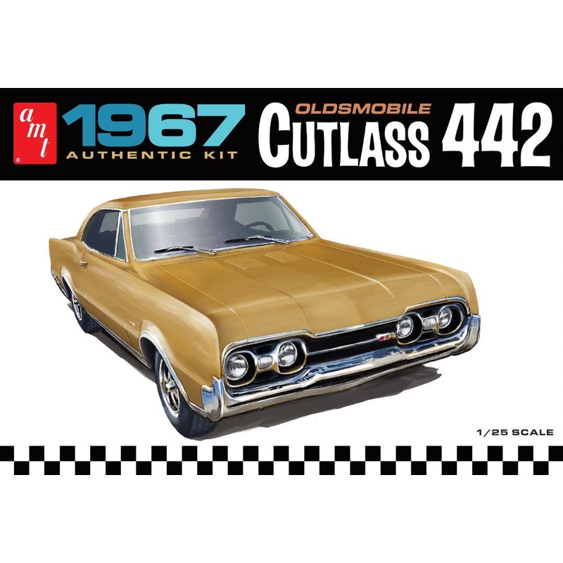 1967 Oldsmobile 442 1/25 Model Kit #1365 by AMT
