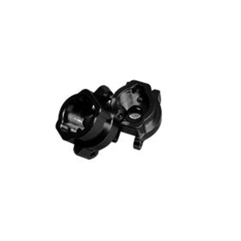 APS28022K CNC Machined Aluminum Rear C-Hubs for TRAXXAS Trail Crawler Black