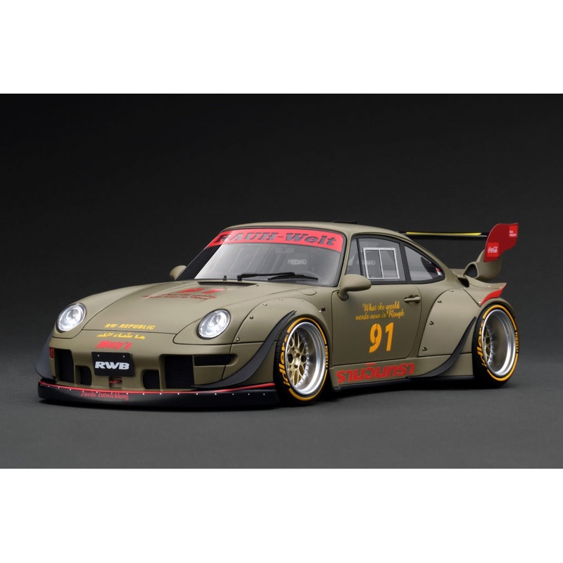 [ Back-order ] ignition model IG3626 1:18 RWB 993 Khaki model car