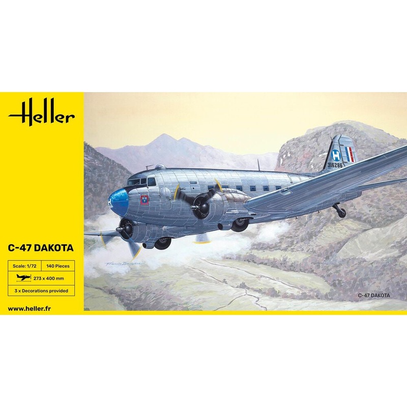 C-47 Dakota 1/72 #30372 by Heller