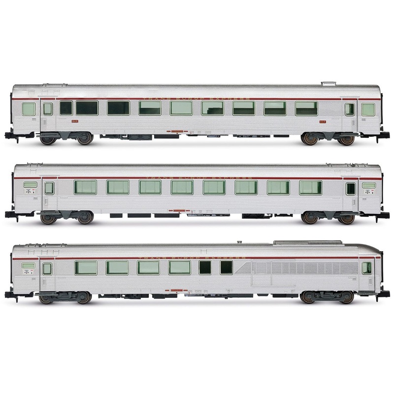 Passenger car set TEE car Mistral Nice – Paris SNCF Ep.IV 3-piece