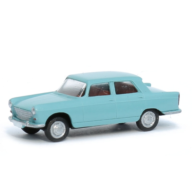 Car Peugeot 404 light blue