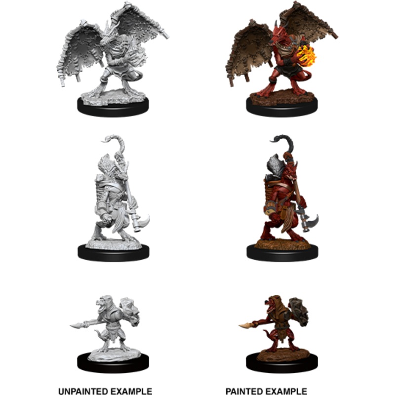 D&D Unpainted Mini – Kobold Inventor, Dragonshield and Sorcerer 90064