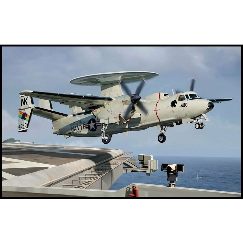 USN E-2C VAW-113 Black Eagles 1/144 #12623 by Academy