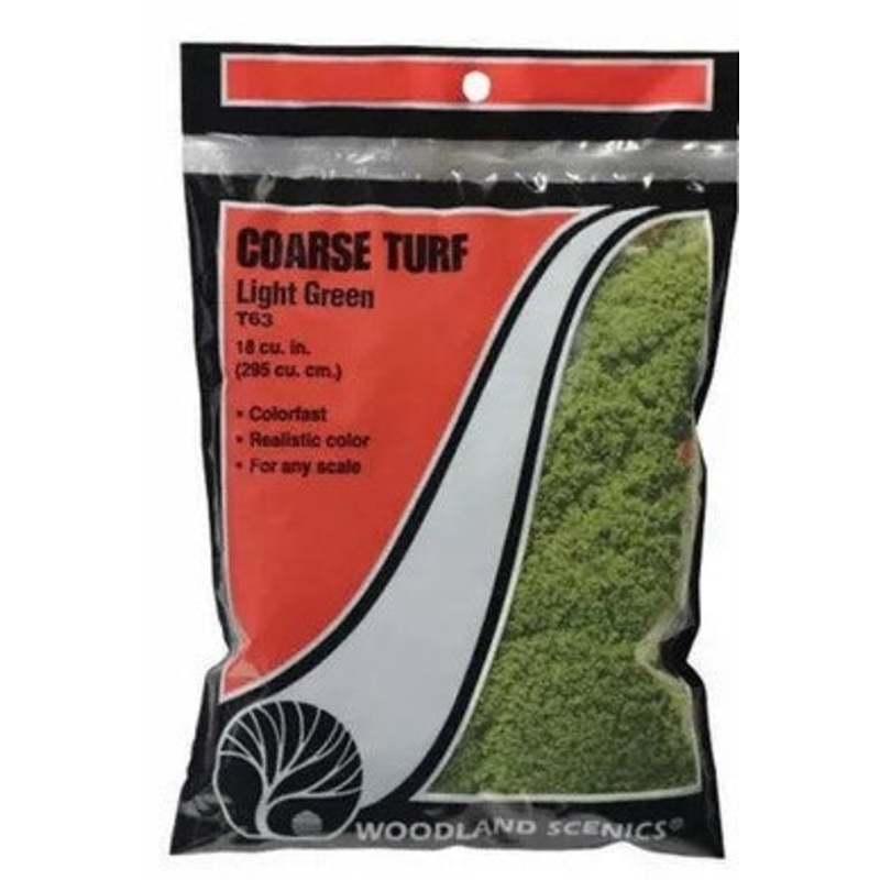 Woodland Scenics T63 Coarse Turf – Light Green