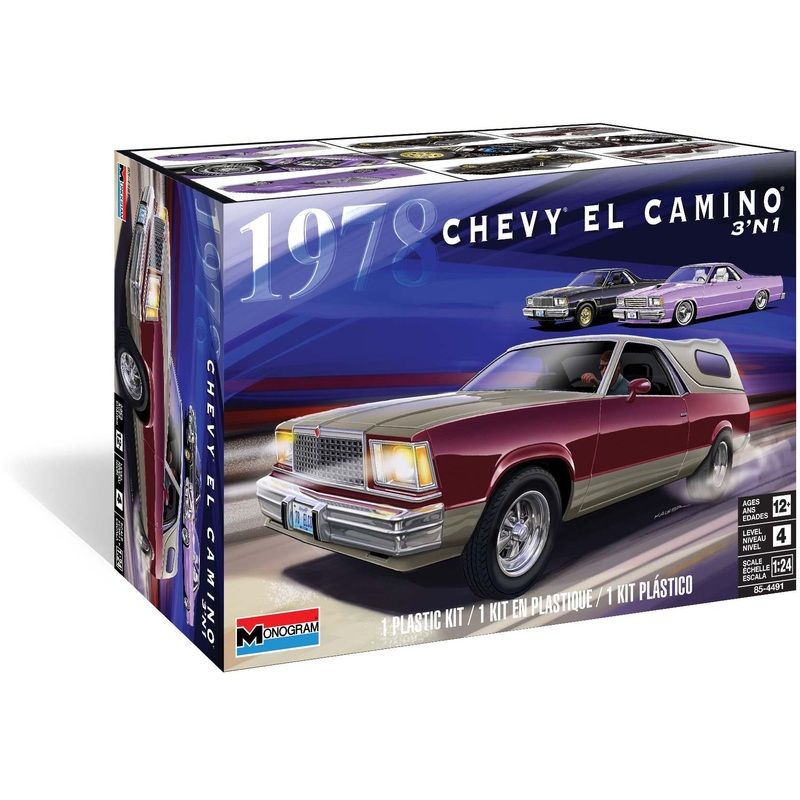 1978 Chevrolet El Camino 3’n1 1/24 by Monogram