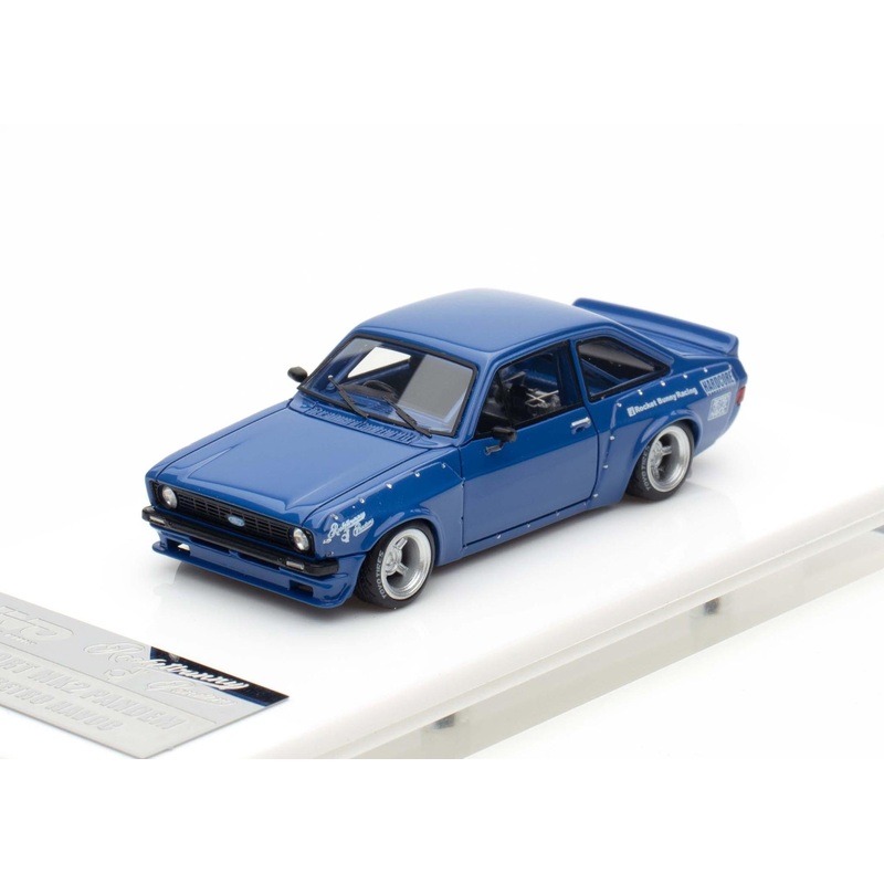 INNO64R 1:64 Ford Escort MK2 PANDEM EMOTION Retro Havoc Blue