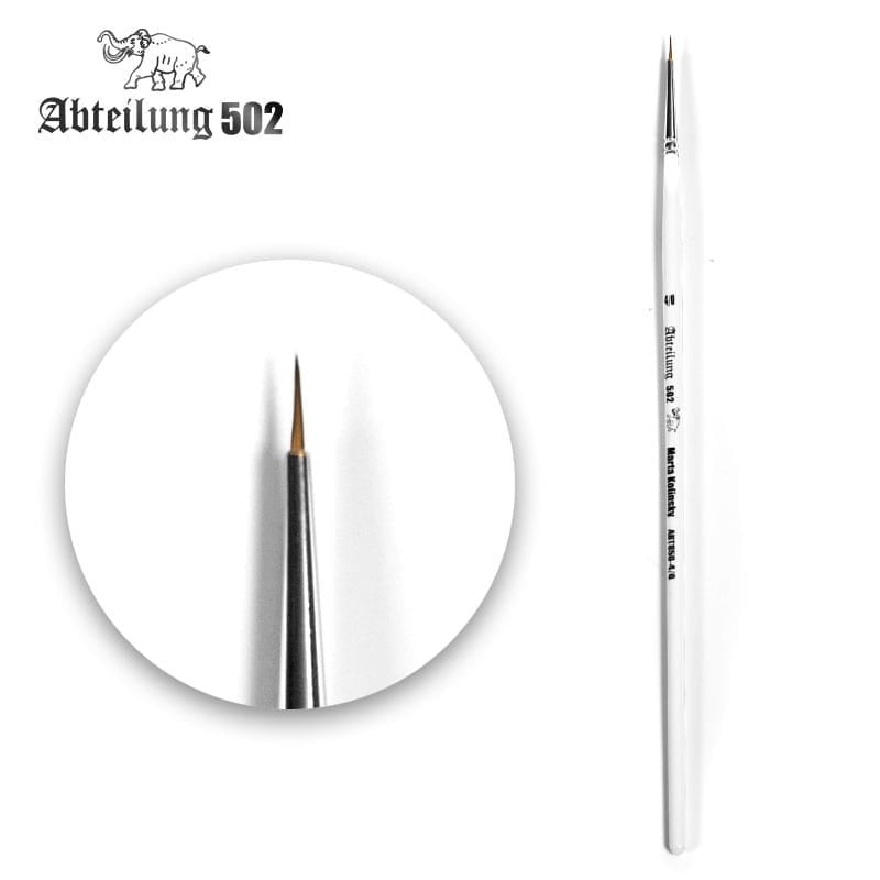 Abteilung502 Brush Marta Kolinsky Round 4/0 – ABT850-4_0